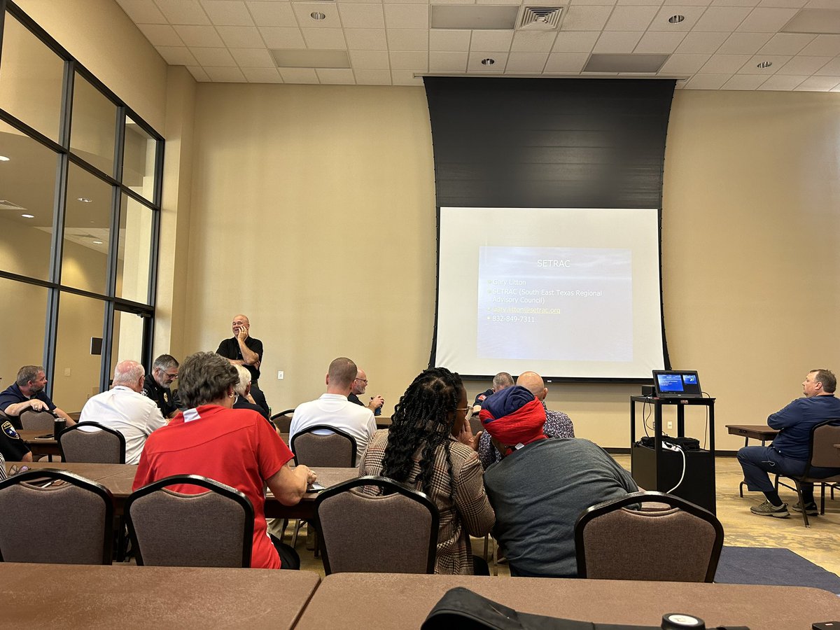 Had a good morning at the Lufkin Convention Center as Ricky Conner hosted the Angelina County Emergency Preparedness Meeting. It was wonderful to see so many people come together from various organizations so that we can better serve our residents in times of need.