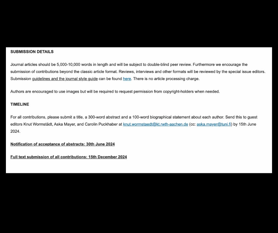 We’re very happy to announce that the CfP for our next special issue is out now: Peripheral Religions and Games, guest edited by Aska Mayer, Carolin Puckhaber and Knut V. M. Wormstädt .
More Info: journals.suub.uni-bremen.de/index.php/game…
Abstract submission deadline: 15 June 2024.✍️