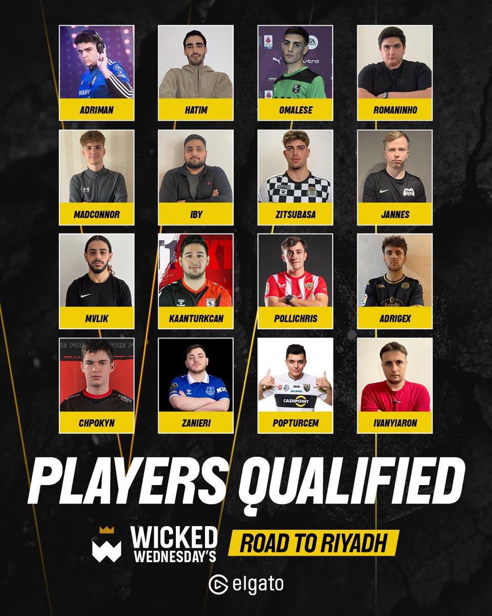 Whoever WINS goes to Dreamhack! 🇸🇪 ✈️ 

<a href="/AdriigeX/">AdriigeX</a> 
<a href="/Adriman001/">Adriman</a> 
<a href="/Pollichris98/">Pollichris 🐥</a> 
<a href="/helmalki1/">HatimFifa</a> 
<a href="/popturcem31/">popturcem31</a> 
<a href="/Kaanturkcan17/">KT</a> 
<a href="/Chpokyn/">Chpokyn</a> 
<a href="/iby0816_/">Iby</a> 
<a href="/zitsubasa/">zitsubasa</a> 
<a href="/AronIvanyi/">ivanyiaron8</a> 
@xCochise_93 
<a href="/Zanieri1996/">Zanieri1996</a> 
<a href="/jannes315/">Jannes315</a> 
<a href="/Madconnor6/">Madconnor</a> 
<a href="/Romaaninho_/">Roman</a> 
<a href="/OMaleseFIFA/">Matteo Lanni</a> 

#WickedWednesdays 👑 x <a href="/elgato/">Elgato</a>