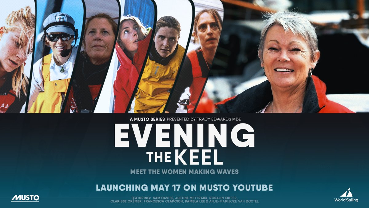 @mustoclothing (2/2) Part one of the four-part series launches Friday 17 May on Musto’s YouTube channel 📺

🔗 bit.ly/3ykKZ5X

Don’t miss it 🫵

#EveningTheKeel #WomenInSailing #MeetTheWomenMakingWaves