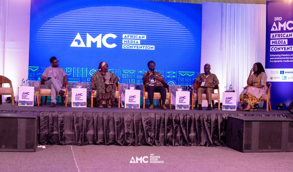 Panel discussions at the 3RD African Media Convention which is currently ongoing at the Labadi Beach Hotel #AMC2024 #3rdamc2024