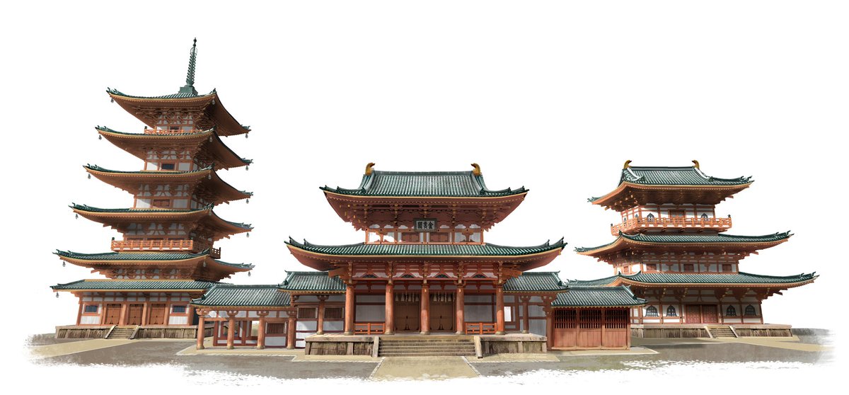 Concept art for Assassin’s Creed Shadows, set in feudal Japan.