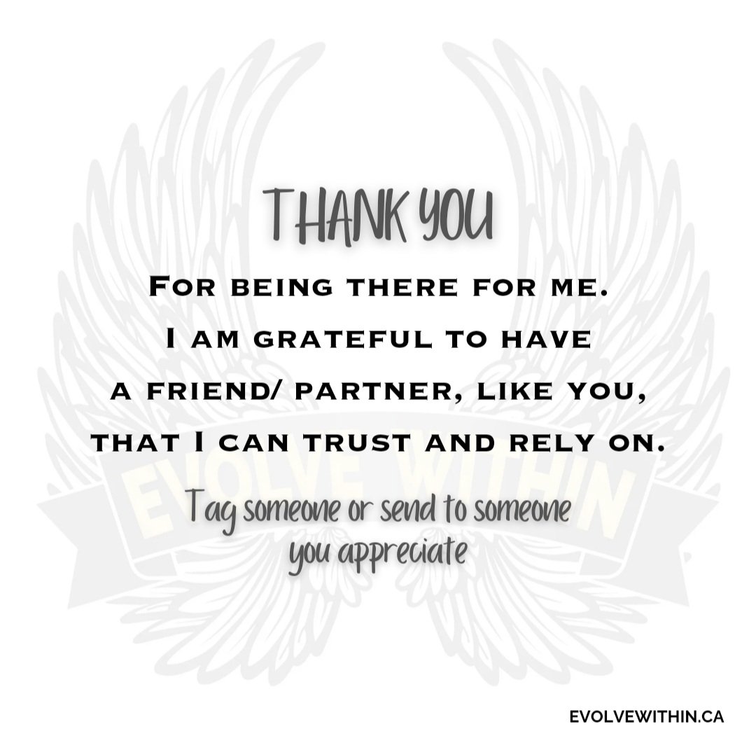 #evolvewithin #beginyourevolutionwithin #thankyou #love #grateful #thankful #thanks #gratitude #blessed #gratitude #appreciated #showappreciation #kindness