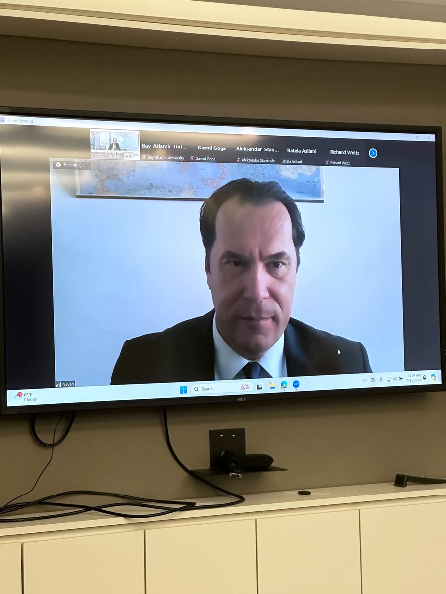 🌟Our webinar 'A Fresh Look at US-Serbia Relations' was a success! Thanks to Dr. Neven Cveticanin and Paolo von Schirach, President of Global Policy Institute,  for insightful discussions on improving US-Serbia ties. 
#USSerbiaRelations #baudc #InternationalRelations