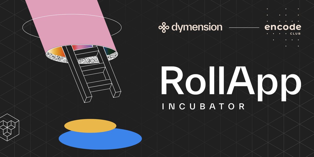With submissions now closed for the RollApp Draft Hackathon, we’re delighted to announce The RollApp Incubator, launching 24th June. Join us and @dymension to turn your hackathon project into a startup. Learn more here: encode.club/the-rollapp-in…