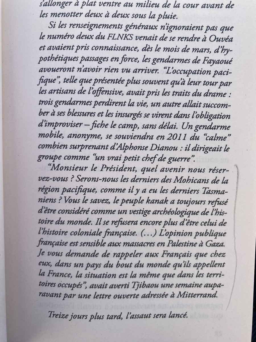 Lettre de Tjibaou à Mitterrand en 1988
(Joseph Andras, Kanaky)