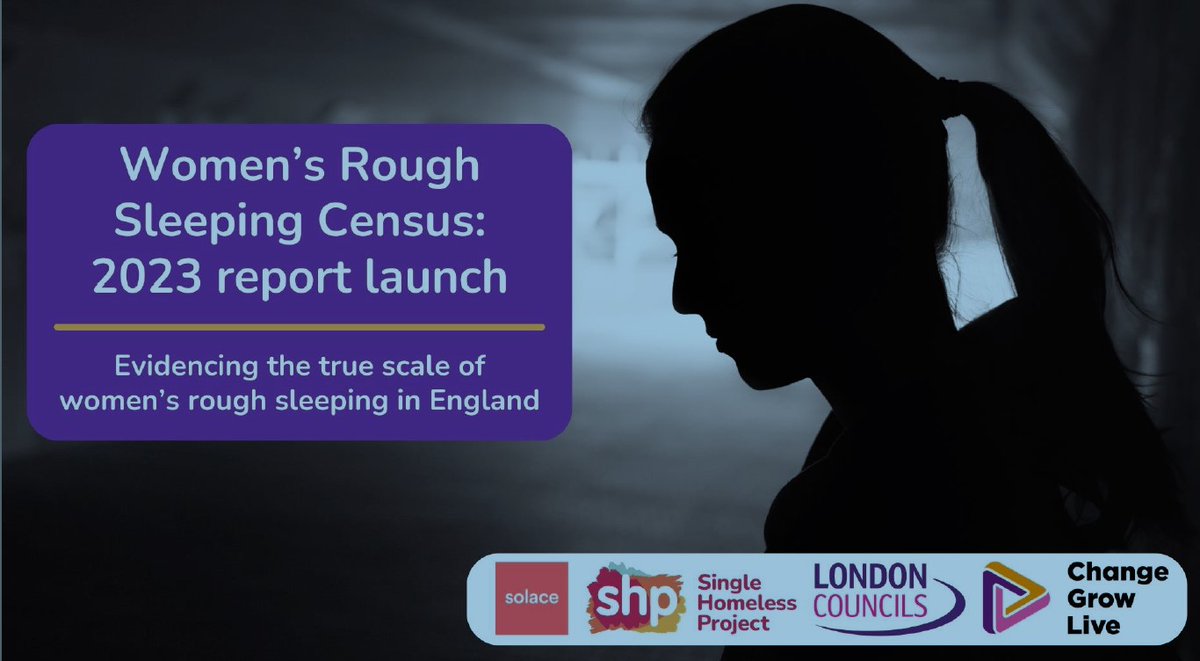 The @SolaceWomensAid Women's Rough Sleeping Census is an alarming read. The report reveals a gender bias in existing Government counts, means that women are likely to be significantly underrepresented in rough sleeping data.