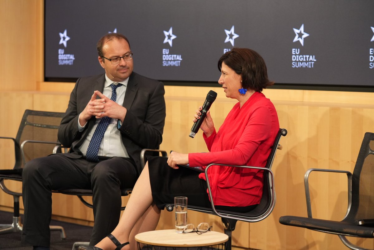 It was great to talk about digitalisation of justice, company law, disinformation & elections today at the @ebsummiteurope's EU Digital Summit 2024 with the @FT’s @AndyBounds.

Safer online ecosystems are crucial for citizens & businesses alike to thrive in the 🇪🇺 Digital Decade.