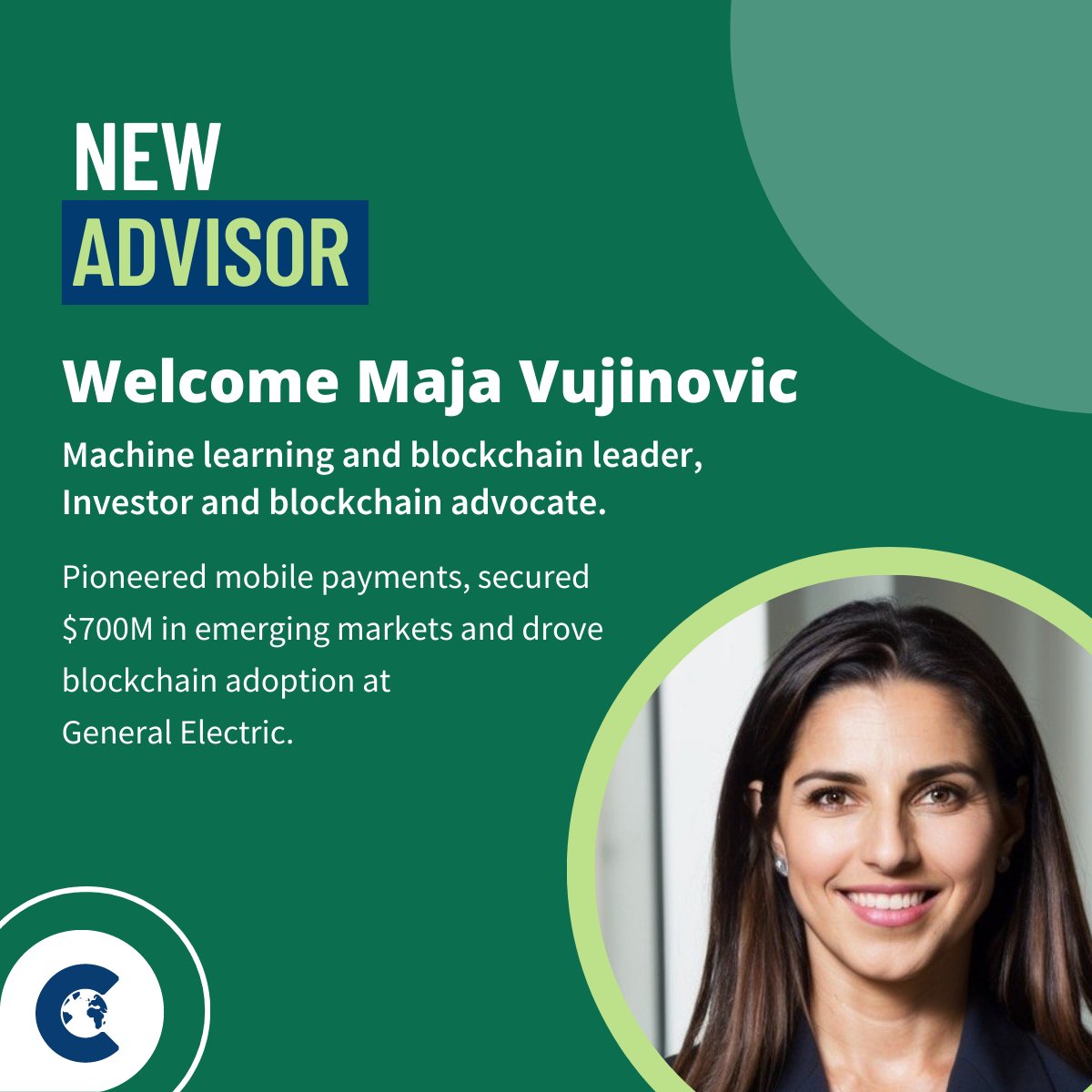 📢 Please join us in welcoming @mvparadigm our newest advisor, to the #ClimateTrade team! Maja brings a wealth of experience in digital assets and a forward-thinking approach that will be invaluable to our mission. #Blockchain #ClimateTech