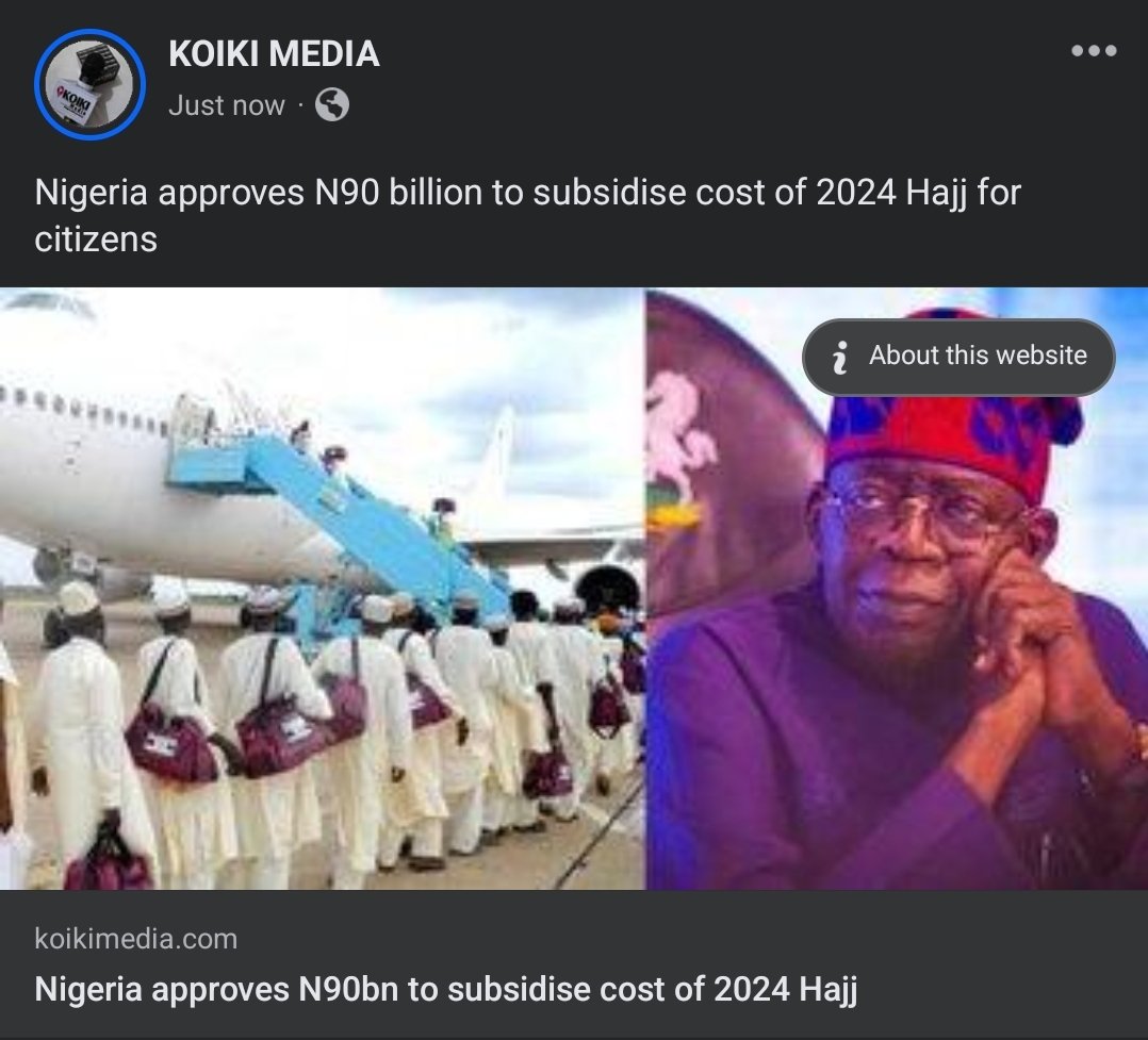 Who are those advising this man?🤔

Subsidising a particular religion's pilgrimage with billions, meanwhile those going for the pilgrimage are the rich people who can afford the cost

~Fuel subsidy gone

~Citizens left to struggle with shikini new minimum wage of 48k #EndNigeria