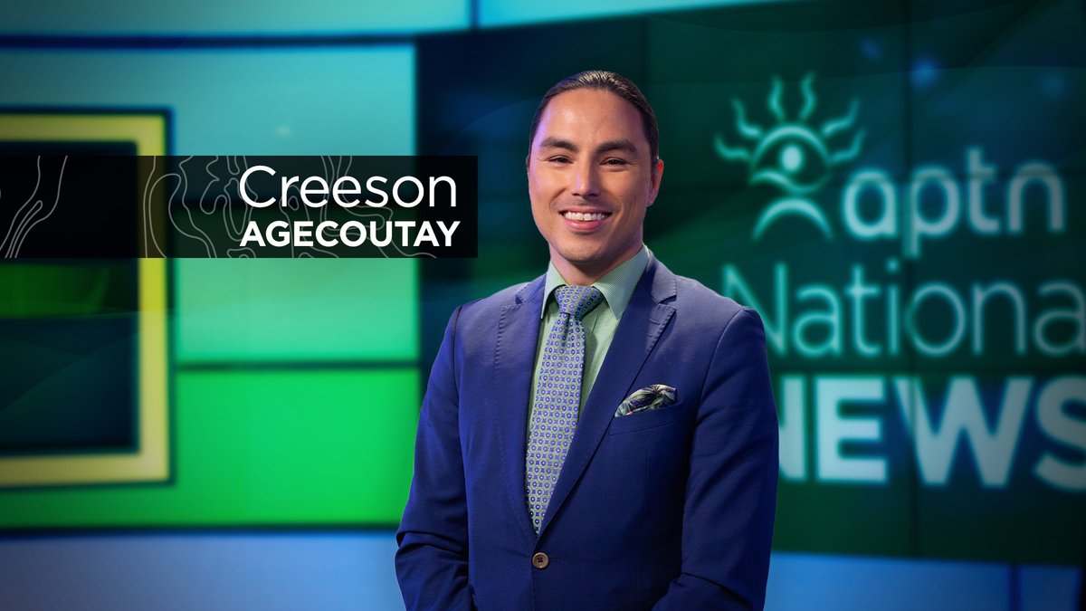 Join us in welcoming Creeson Agecoutay, the new host/producer of APTN National News daytime newscast. Catch @CreesonAgecouta today and every weekday at 12 p.m. CT on APTN and online here: aptnnews.ca/newscasts/