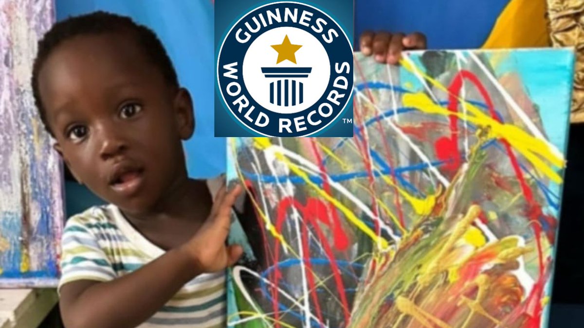 One-year-old Ghanaian, Ace Liam, achieves a new world record by becoming the Youngest Male Artist of the Guinness World Records in Accra from 18 to 20th January 2024.

#GuinnessWorldRecord
#AceLiam
#YoungestMaleArtist
#ClickNaija

clicknaija.gov.ng/one-year-old-g…