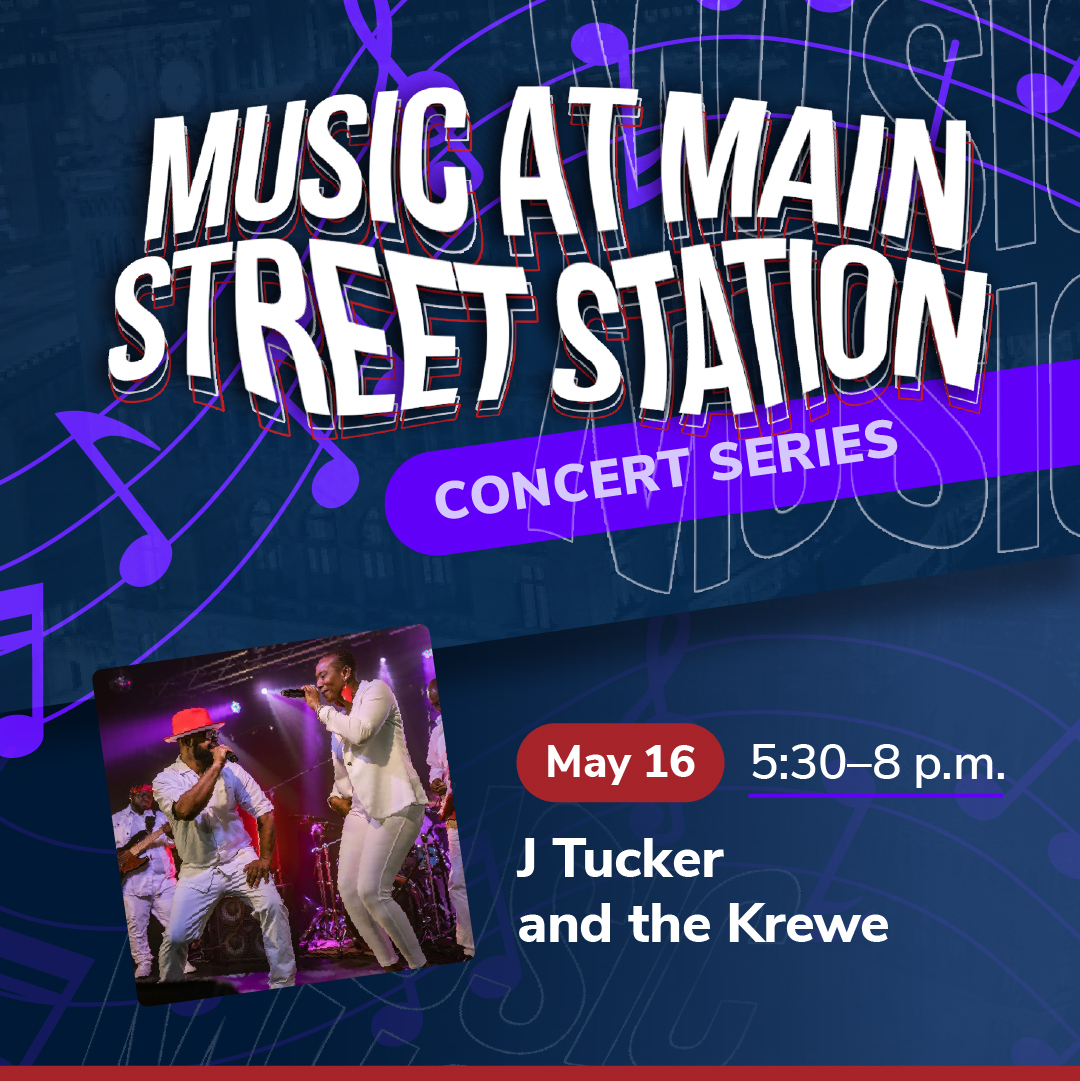 Hey #Richmond start your weekend early with #FreeMusic by J Tucker and the Krewe this Thursday, May 16 at Main Street Station (on the patio) 1500 East Main Street from 5:30 - 8 p.m. Also including DJ Danja Mowf & Host Kai Valdez. Spread the word! #livemusic #MusicLovers