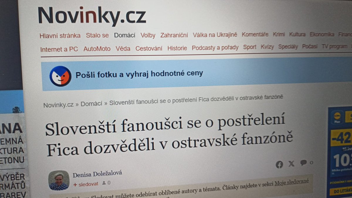 Český mediální ksindl v praxi...🤮 @novinkycz asi po chvilce pochopily, že původní titulek, to by bylo moc...
