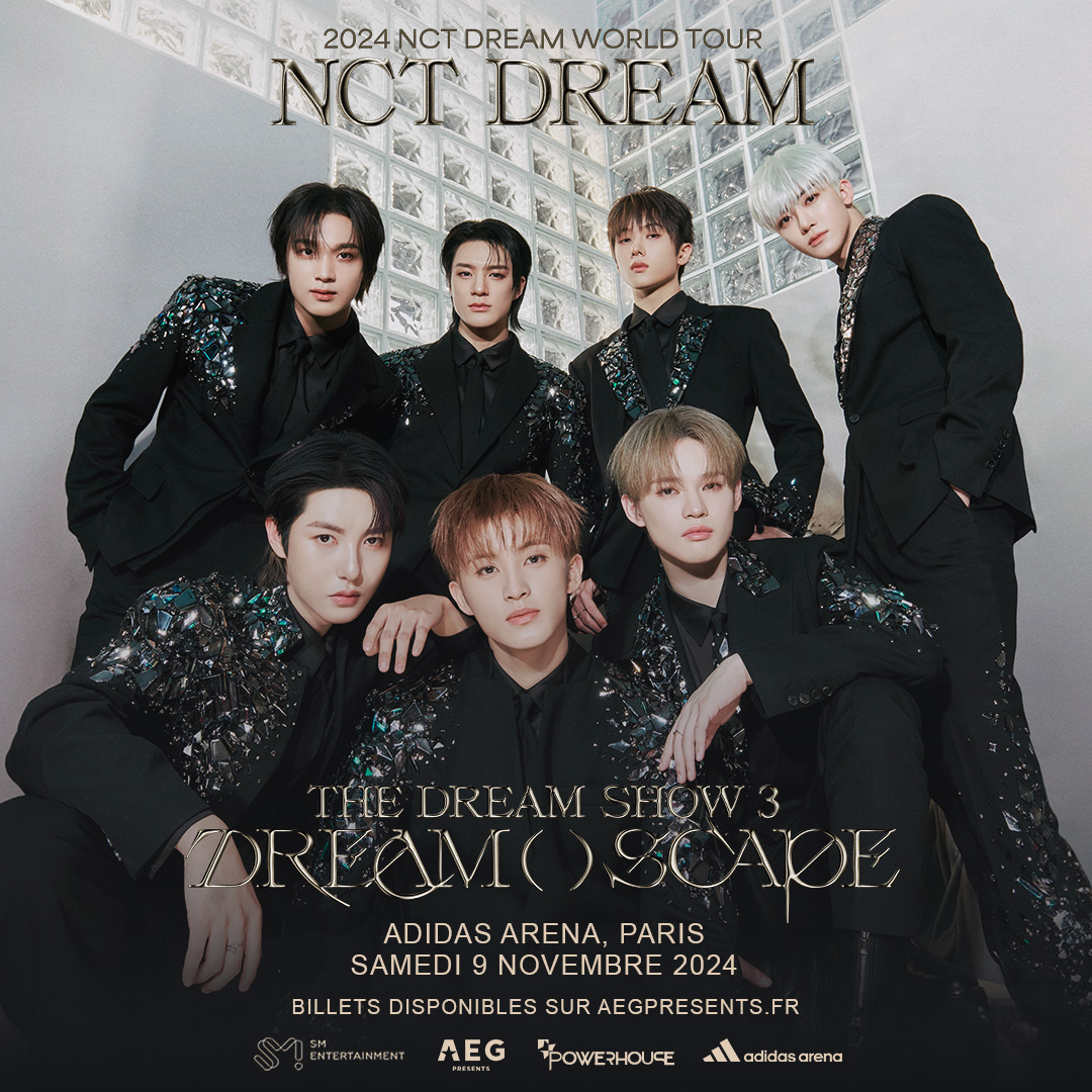 THE DREAM SHOW 3 : DREAM()SCAPE - Réservez vos billets dès maintenant pour @NCTsmtown_DREAM le 9 novembre 2024 à l'@adidasarena avec la prévente AEG Presents France : bit.ly/NCTDream-AEG24 #NCTDREAM #THEDREAMSHOW3