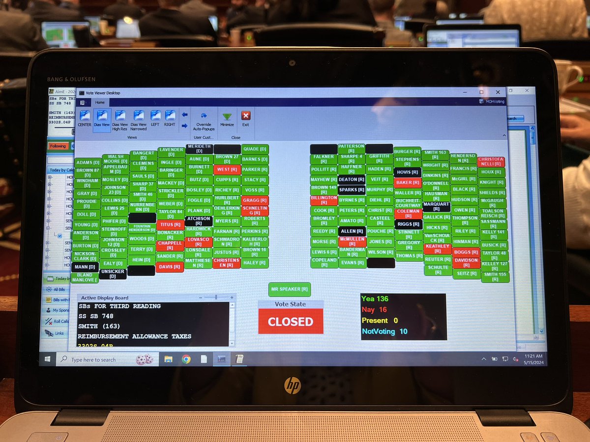 We just passed the renewal of FRA- a critical funding stream supporting Medicaid and our health system.  #HealthCare #MOLeg