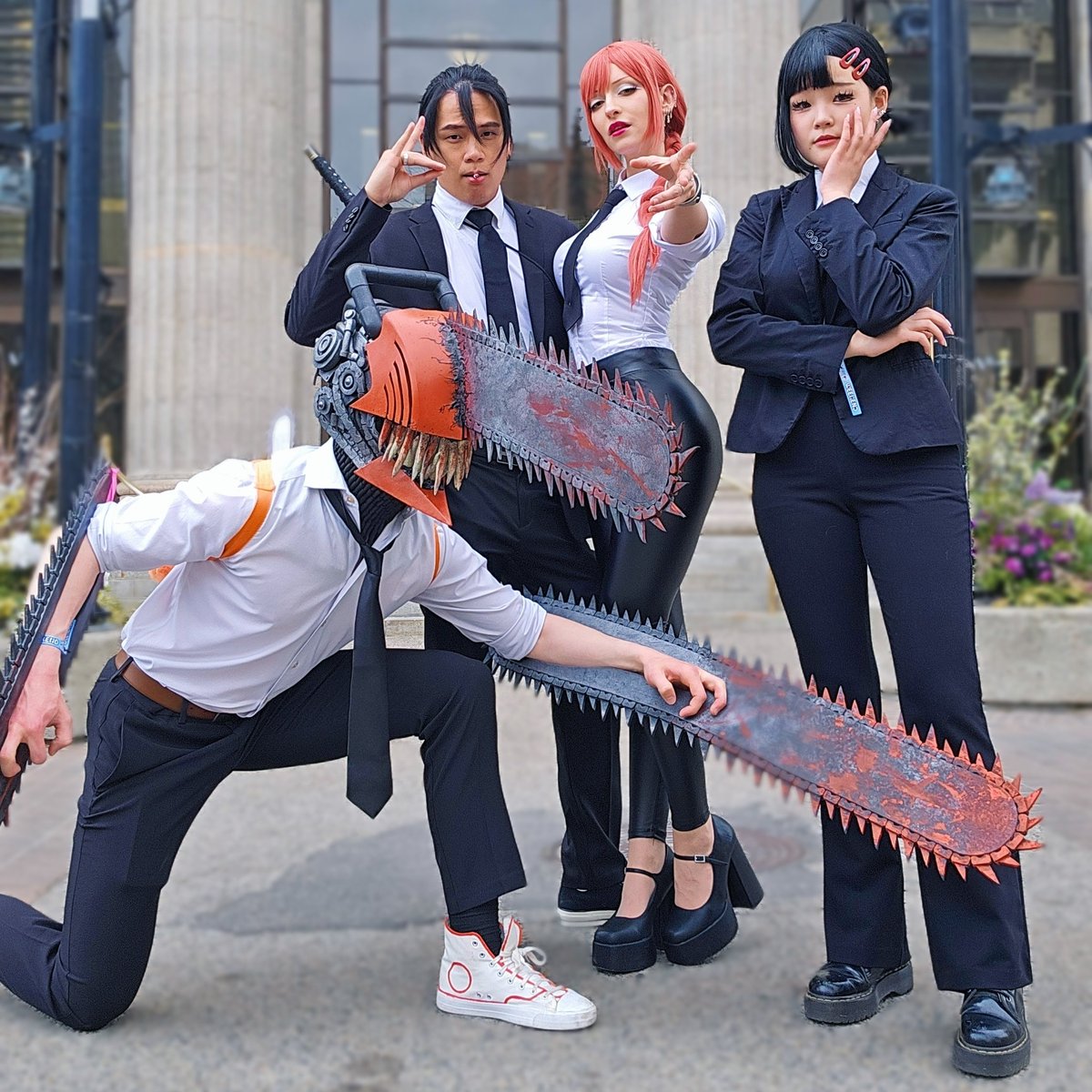 Chainsawman cosplay with friends 🥰 https://t.co/VTwDJwci3o