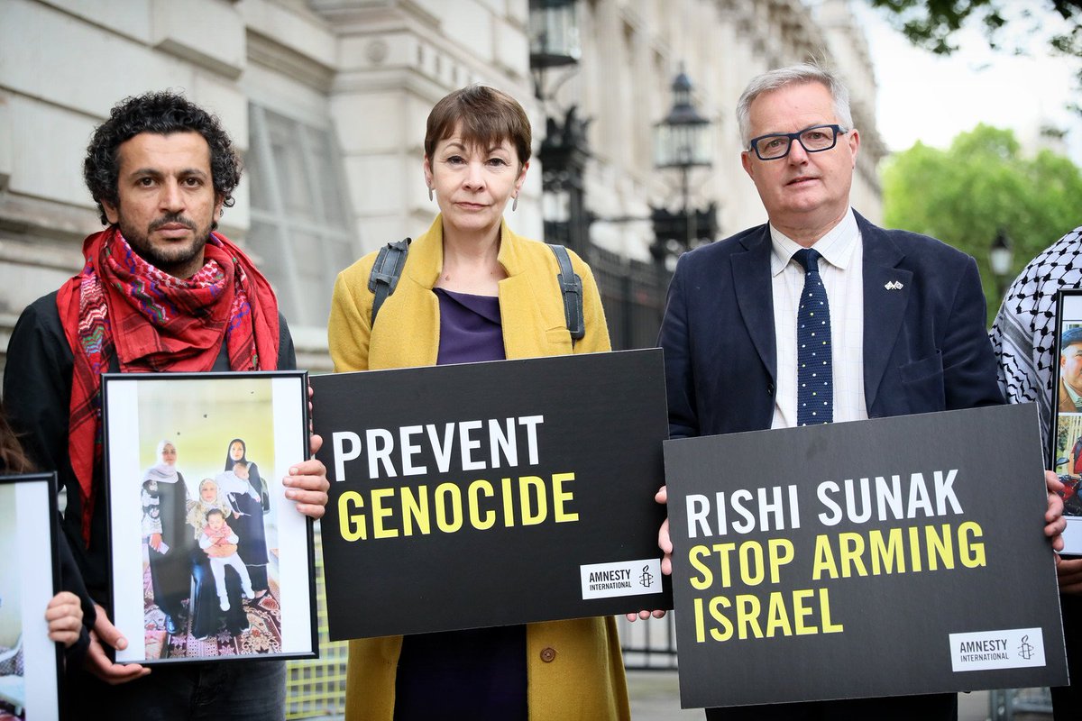 Today at #pmqs Sunak claimed the UK government is doing everything it can to support people in Gaza. How does he dare even make that claim, in the same breath he refuses to suspend arms to Israel? #StopArmingIsrael @amnesty