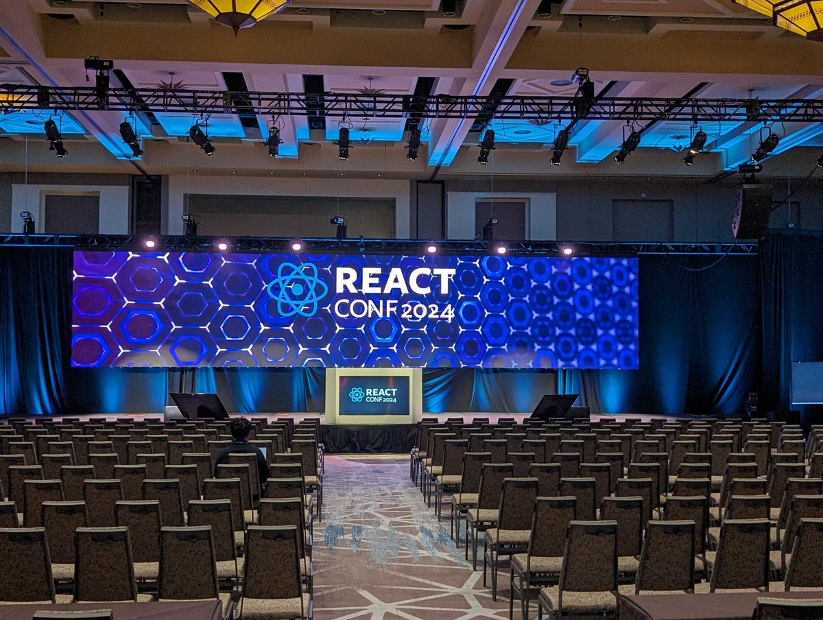 Can't believe it's finally here! React Conference 2024 <a href="/reactjs/">React</a>