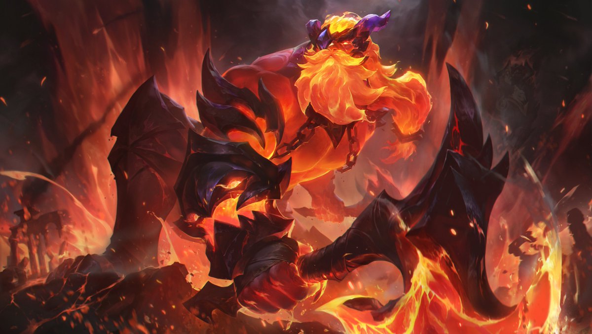 「Incinerad y haced cenizas a todos con Ol」|League of Legends ESのイラスト