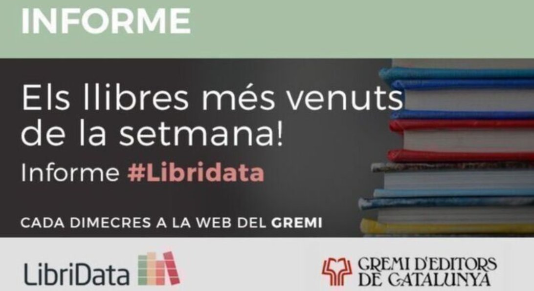 📚Us oferim el llistat dels llibres més venuts a Catalunya, resultat de l’informe de Libridata.  👉 gremieditors.cat/els-llibres-de…