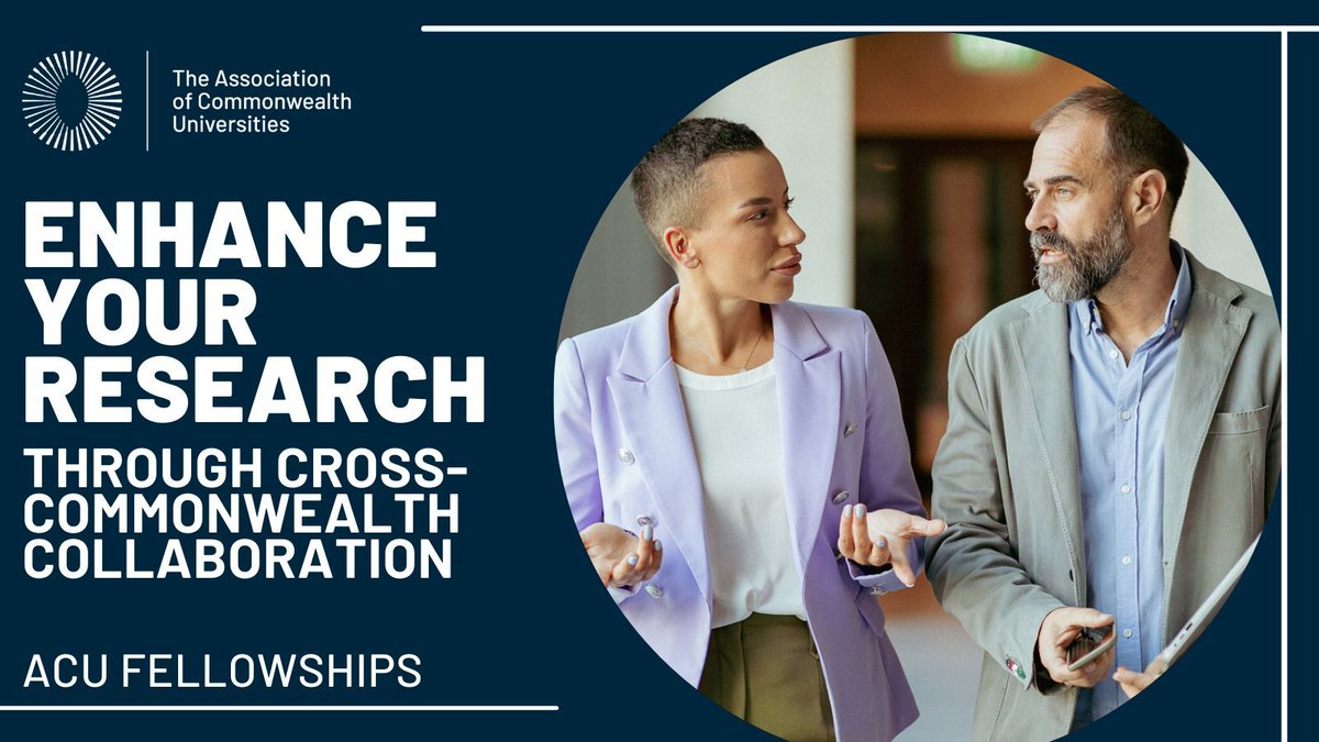 Applications are now open for ACU Fellowships. Receive GBP 5,000 towards a research visit to an ACU member university in a different country. These fellowships cover different thematic areas, and are open to both academic and professional services staff. buff.ly/3wsyd4K