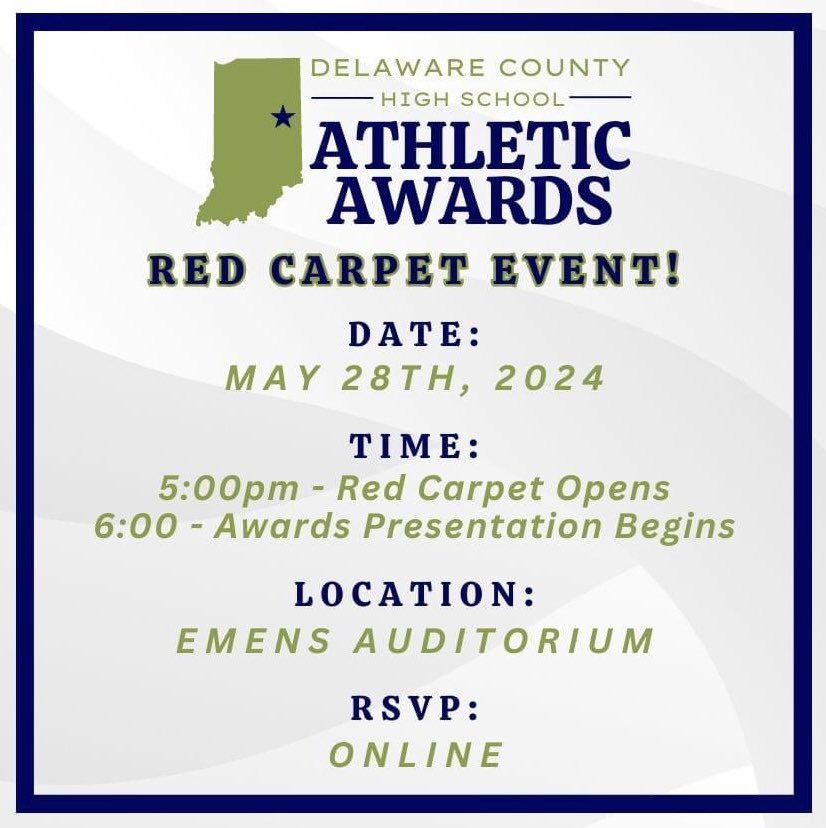 Honored to be named a finalist for the Delaware County High School Athletic Awards.  Thank you <a href="/SportsMuncie/">Muncie Sports Commission</a> for the recognition.