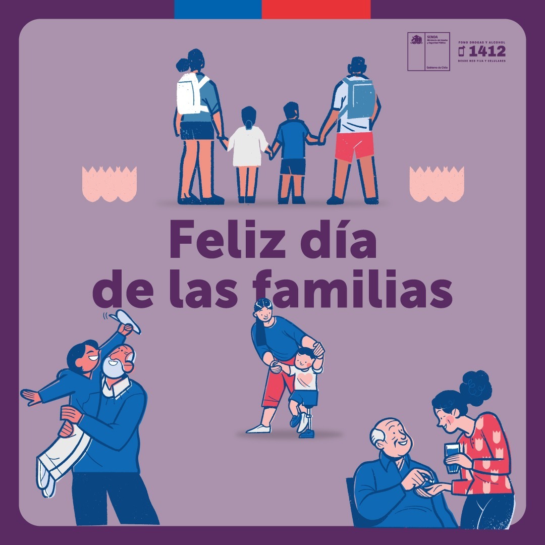Porque cumplen un rol esencial en el cuidado y fortalecimiento de factores de niños, niñas y adolescentes, saludamos a las familias en todas sus formas. ¡Feliz día!