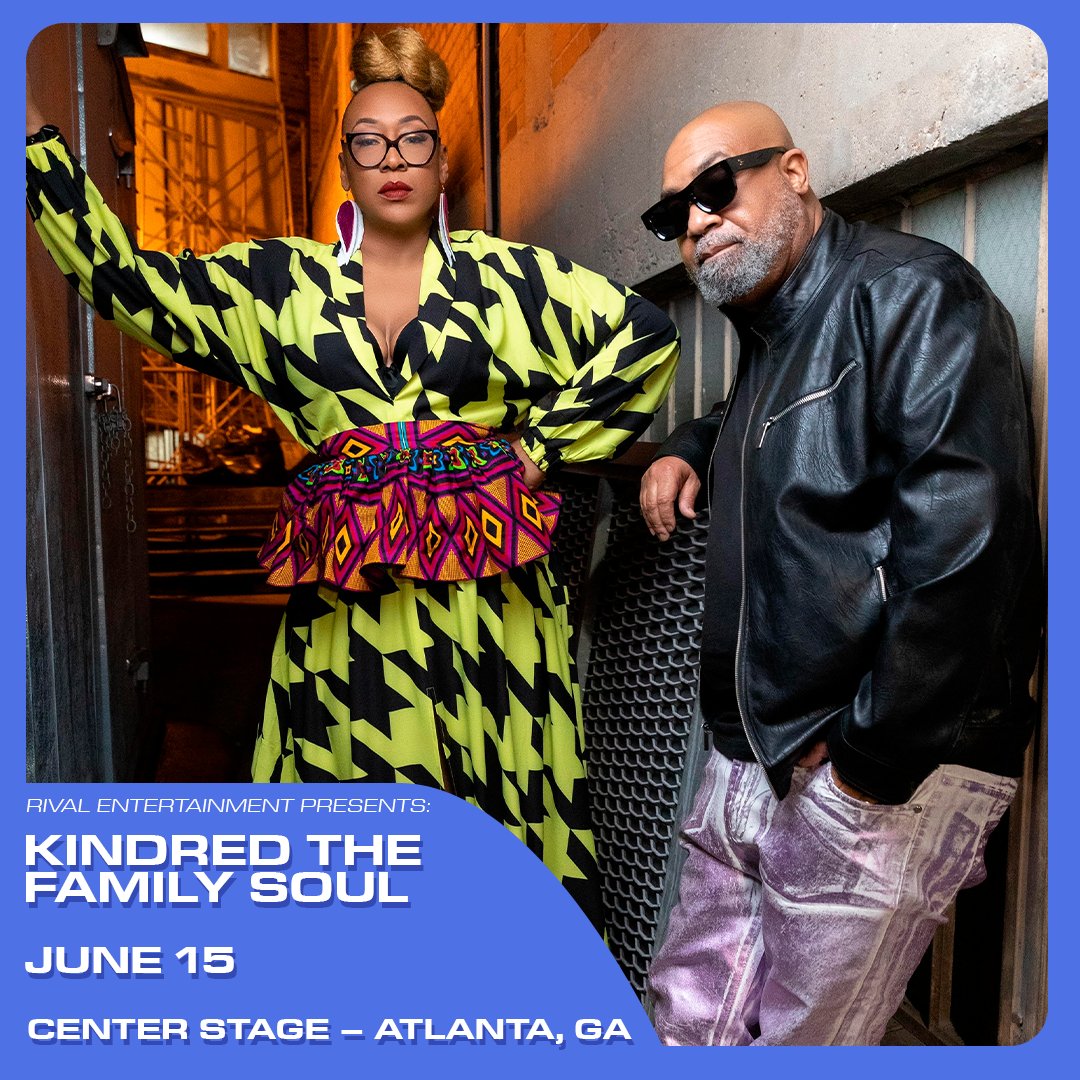 We are giving away 2 tickets to Kindred the Family Soul at Center Stage on June 15! 🎶

Head over to our insta @centerstageatl for details on how to enter!

#livemusicatl #livemusic #vinylatl #theloftatl #centerstageatl #atlantaga #linkinbio #ticketmaster #atlantalivemusic