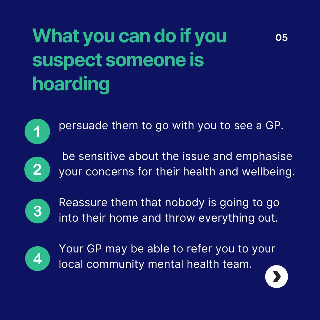 It's #NationalHoardingAwarenessWeek! Do you know what hoarding is and how to help someone who is hoarding? For more information visit hoardingdisordersuk.org #DGSHealth #MentalHealthSupport #HealthAwareness