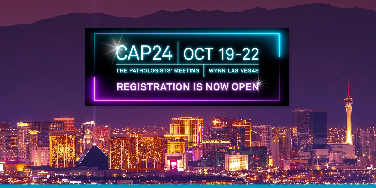 Viva Las Vegas! Registration is now open for #CAP24! Check out our 84 courses delivered by 135 expert faculty, accompanied by hours of networking with pathology peers and thought leaders. brnw.ch/21wJOg1