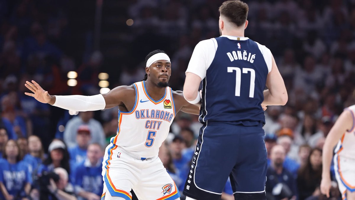 Supporting our Sun Devil 😈 Good Luck to @luthebeast and the @okcthunder tonight as they take on the Mavericks in Game 5️⃣ of the Western Conference Semifinals 🏀 (📸 @NBA)