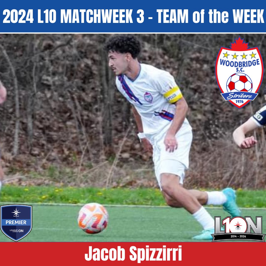 Congrats to our captain @jacobspizzirri6 on earning a spot on the Match Week 3️⃣ Men’s L1O TEAM OF THE WEEK‼️⭐️ • • @L1OMens has announced the Men’s Premier Division for MATCH WEEK TWO ~ TOTW! ⚽️ #TheBridge #L1OLive #WeComing 👀👊🏻 • 📸 ~ @cloudnorthtv