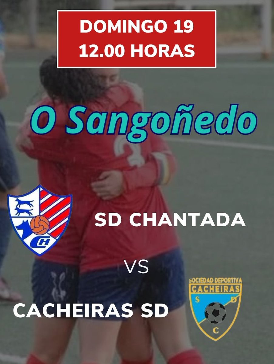 sdchantada's tweet photo. Con F de Final
🏡🏡
A #SDChantadaFeminina xógase a permanencia este domingo contra o @SDCacheiras no Sangoñedo
⌚ 12.00 horas
É a última xornada e dependemos de nós mesmas
Precisamos OUTRA MAREA VERMELLA ♥️♥️♥️
#fútbolnocorazón #MerceEterna #AbelAlexsempreconnos https://t.co/OiGaU6Hzik