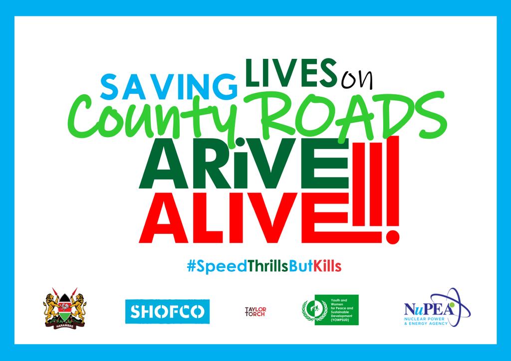 Join us this Friday in Chumani, Kilifi, forcall to action on #roadsafety, organized through the office of the Kilifi County Commissioner, @accmatsangoni, @hope2shine, @nuclearkenya, & @YOWPSUD_. #AriveKilifiAlive #AriveAlive #SpeedThrillsButKills #RidetoLive @ntsa_kenya @21way1