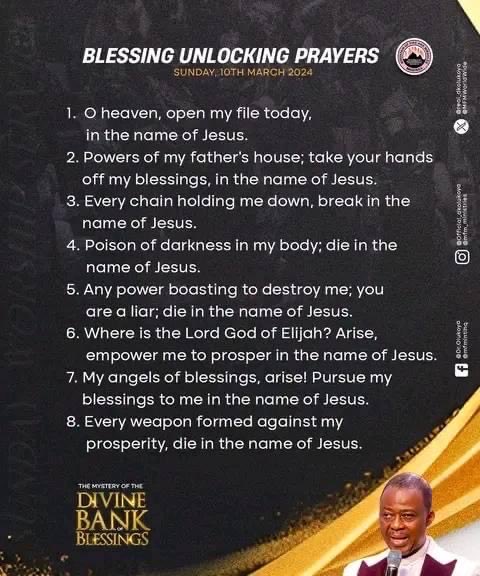 londonexcel's tweet image. Blessing unlocking prayers
