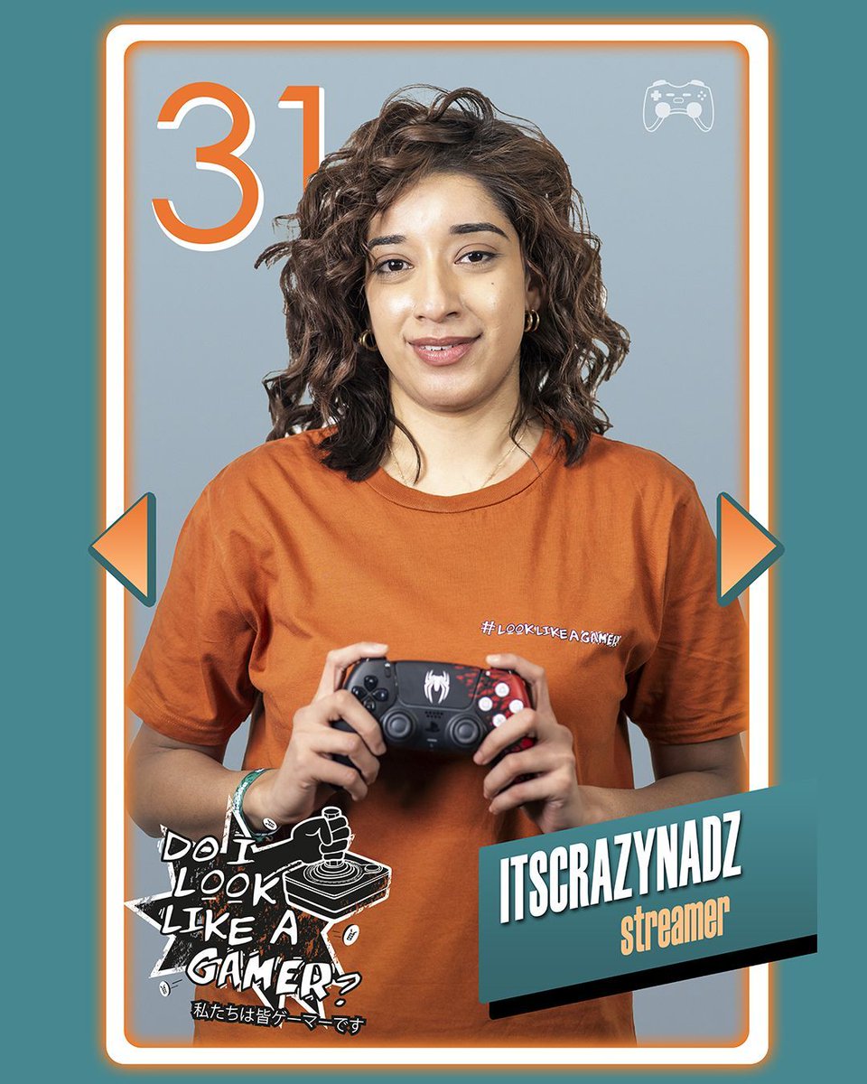 'I decided I wanted to be the change that needs to happen.” 31. @ItsCrazyNadz is one of 40 players and makers in our 'Do I Look Like A Gamer?' campaign 🎮✨ Let's change the narrative and empower future generations of diverse games talent! See more at looklikeagamer.com
