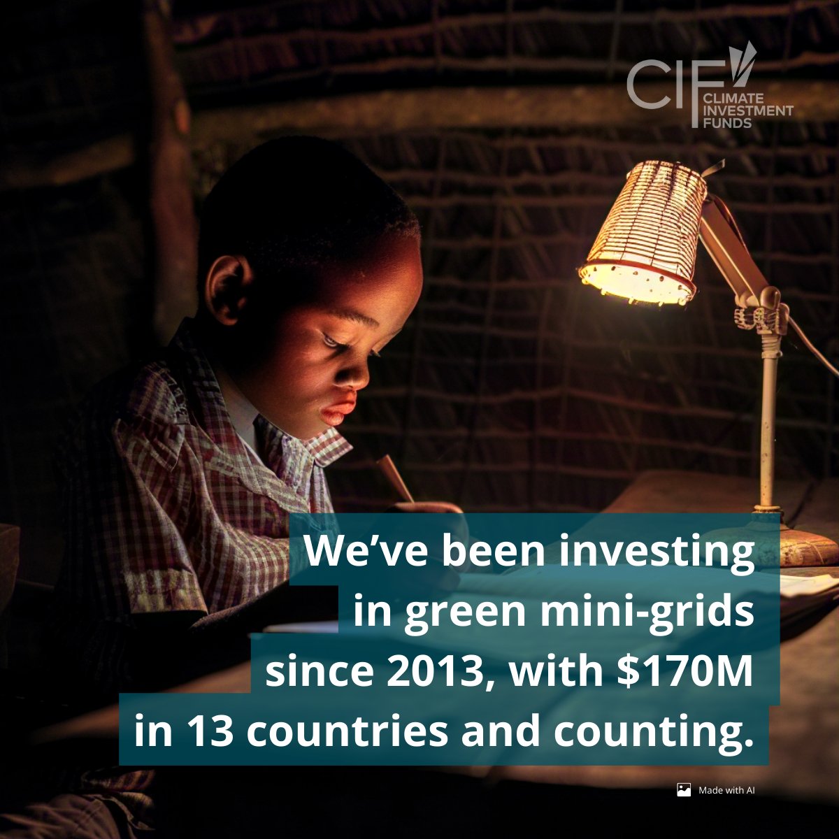 Around the world, 675 million people lack access to affordable, reliable, and sustainable electricity. Ahead of #LightDay2024, we're sharing 3 lessons from our experience investing in mini-grids to provide renewable electricity to localized customers. 💡 cif.org/news/light-our…