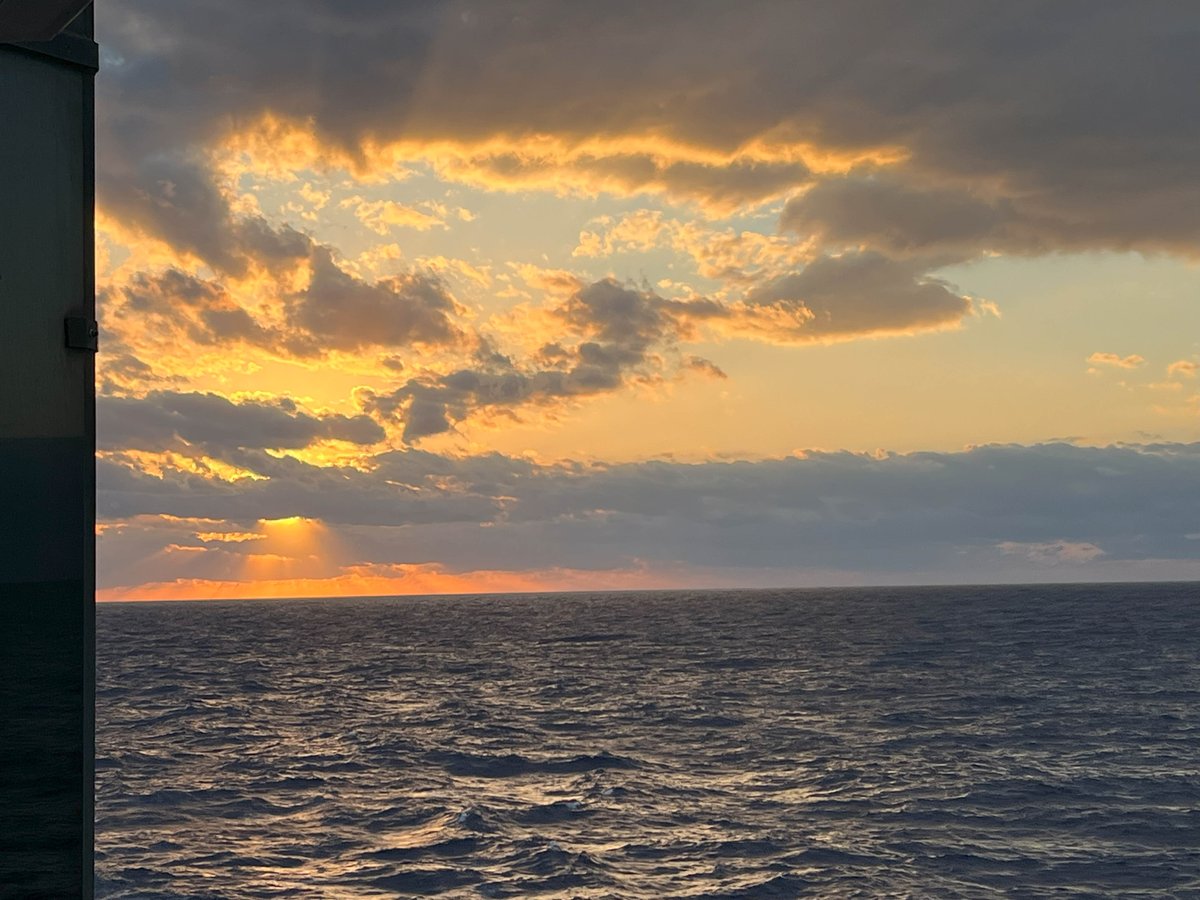 Pic of the Day! (Taken 4/6/24) Sunset over the Sargasso Sea! #SargassoSea #sunset #authoronvacation