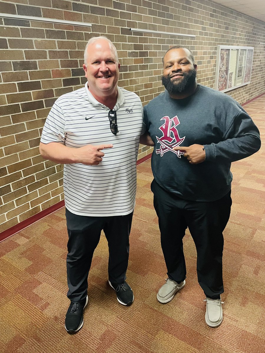 Thank you to @CoachHand and @UCF_Football for checking in today! ⚔️