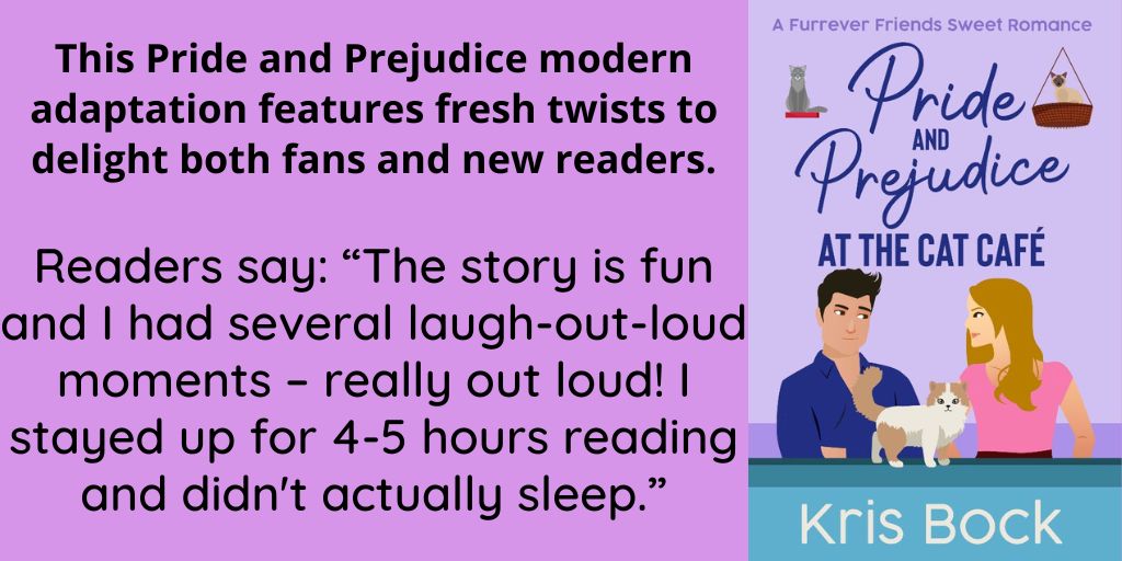 Enter the GoodReads giveaway for Pride and Prejudice at The Cat Café: a Furrever Friends Sweet Romance - 100 ebook copies are up for grabs! goodreads.com/giveaway/show/… #Romance #SweetRomance #ContemporaryRomance #love #MFRWorg #CleanRomance #catlover