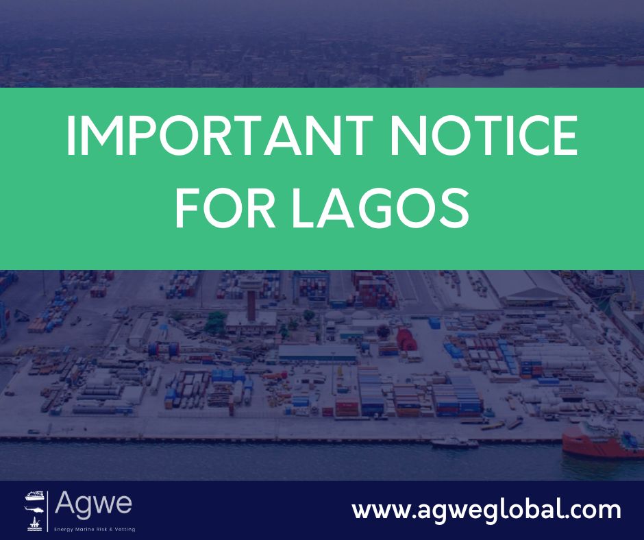 IMPORTANT NOTICE FOR LAGOS: buff.ly/3yl66F7 

#nigerianports #nigeria #npa #lagos #noticetomariners #warning
