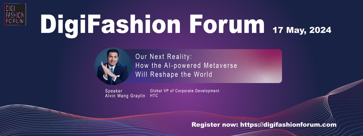 🔥🔥🔥GM! 
How the AI-powered metaverse will reshape our world? Don't miss @AGraylin's session as he will share his 30+ yrs experience and insights! 

Register now f8s.co/2csa

#digitalfashion #ai #generativeai #metaverse #VR #XR #fashionindustry