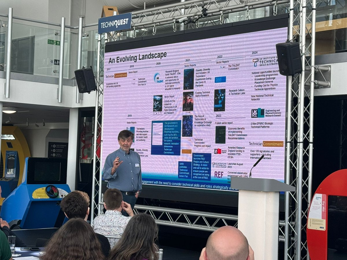 uk_itss's tweet photo. 📷 Highlights from today's @TechsCommit Signatory event:

#InceptionToImpact report launch
Sector updates #CareerPathways #Skills &amp; opportunities for #Technicians
#TLevel industry placements in universities 
@MI_TechTalent research impact survey
100s of UK-wide technicians 😀 🙌 https://t.co/WtIs8QuRoP