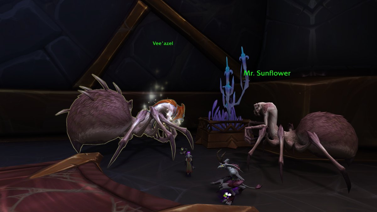 All Nerubians aren't so scary... we may get to help during a therapy session with Mr. Sunflower, a clinic owner in the City of Threads! #warcraft #warwithin wowhead.com/news/nerubian-…