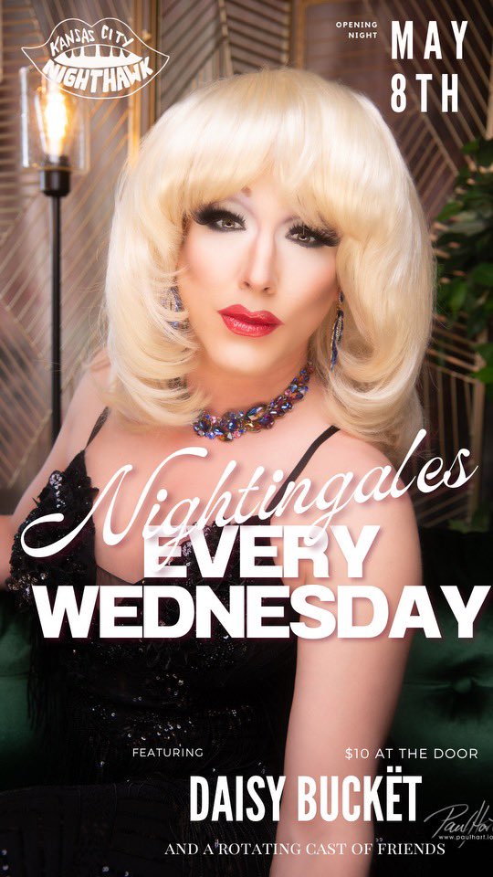 Tonight @ Nighthawk KC! Nightingales with yours truly and special guest Luna Flare! 8:30 show, $10 @ door #dragshow #kansascity #lgbtq #dragqueens #midwest #cabaret #thingstodo