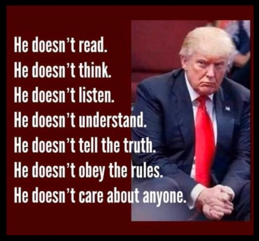 WHO thinks he's totally UNFIT to be the President of the United States? 🙋‍♂️