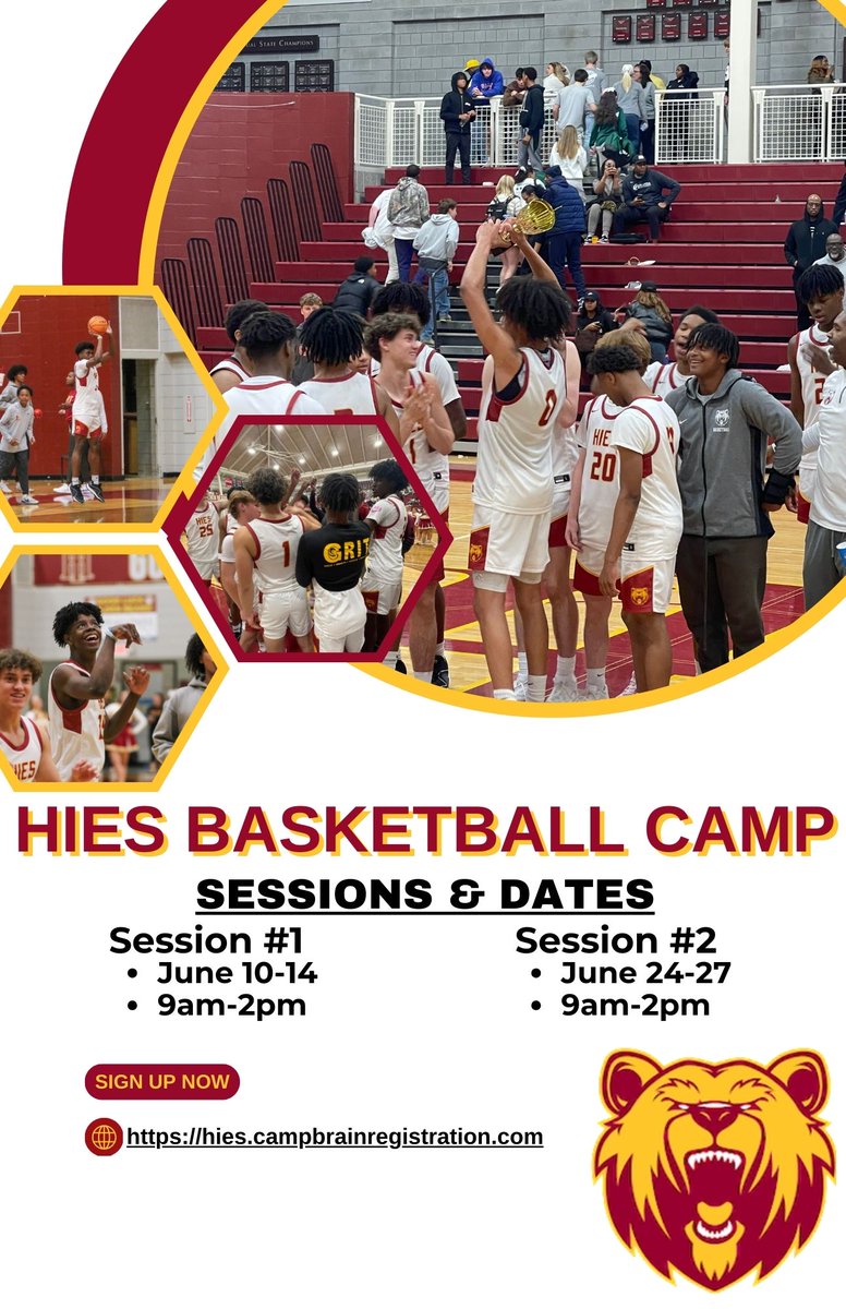 Young hoopers looking to get better this summer, join us during one of our camp sessions in June. Registration Link: hies.campbrainregistration.com @CoachMaysHIES @TonyWatkinsHIES