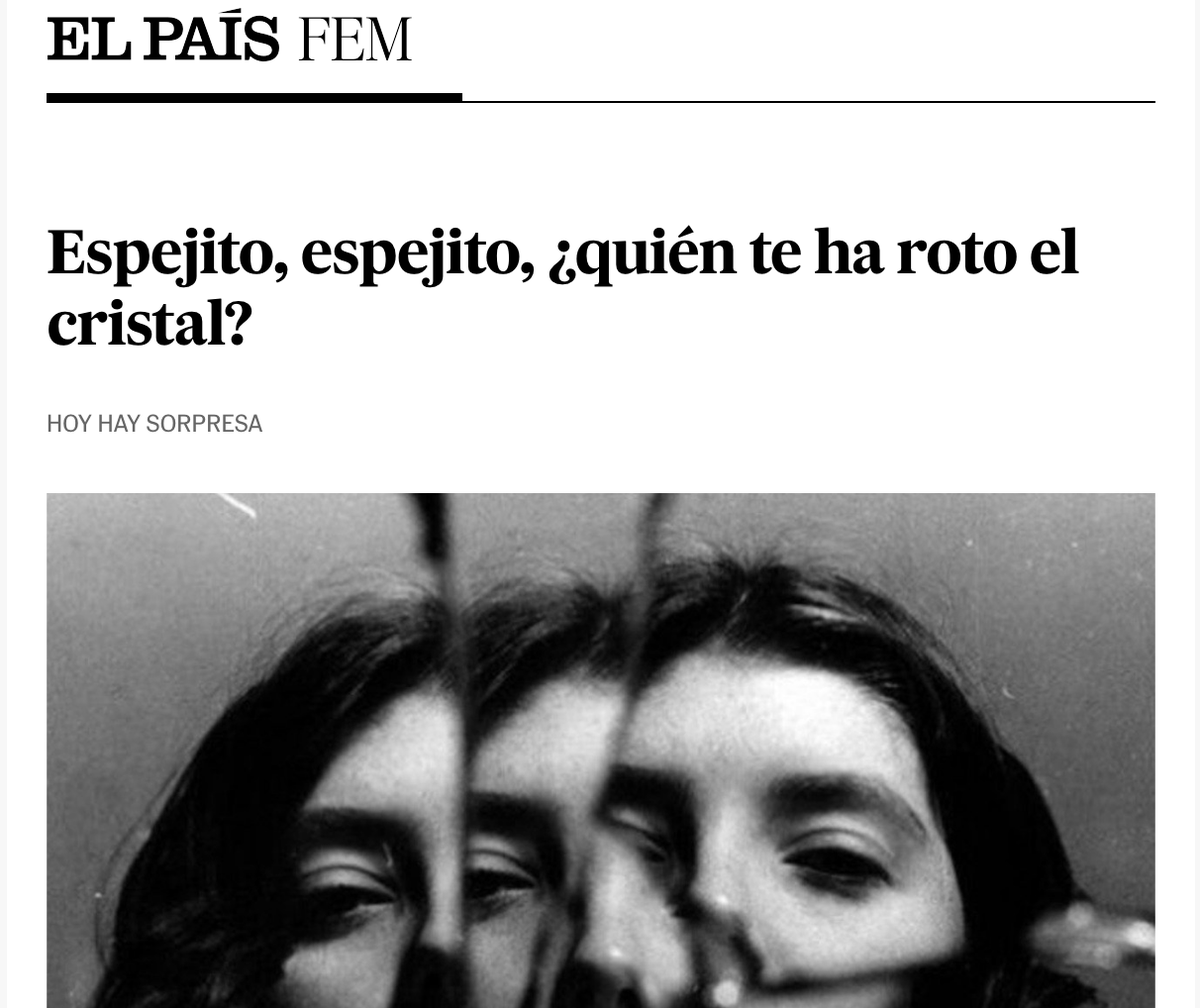 La carta de hoy de <a href="/minisashas/">Isabel Valdés</a> es un regalo de <a href="/elpais_fem/">EL PAÍS Fem</a> a la generación Z, al periodismo de cristal, a las que ya mismo vienen, a la asignatura 'Periodismo para la Igualdad'. 

Sigue leyendo: links.uv.es/4S0dkFj