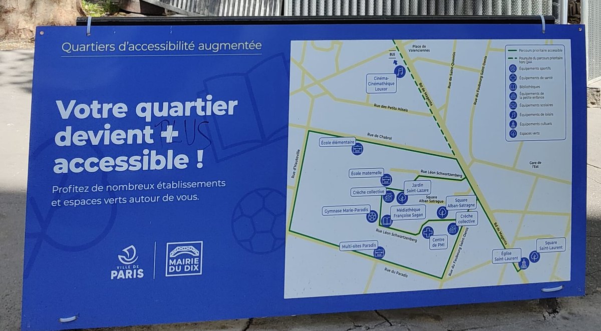 Réunion de la commission communale pour l'accessibilité avec @prefpolice C'est l'occasion de présenter le bilan et la programmation de @Paris en matière d'accessibilité - 100% des lignes de bus déjà accessibles 🚍 - 90% des établissements municipaux accessibles en 2025 🏠